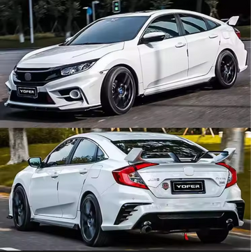 Honda Civic X FC450 Spoiler Abs Plastic